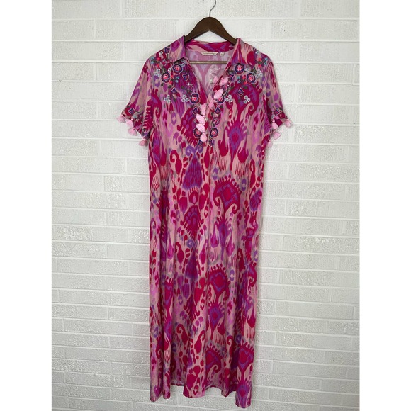 Soft Surroundings Dresses & Skirts - Soft Surroundings Pink Palace Midi Dress Size M